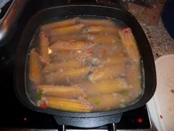 Fl/Rind/Schwein: Riesenpenne gefüllt und überbacken - Rezept - Bild Nr. 6