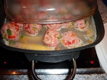 Fl/Rind/Schwein: Riesenpenne gefüllt und überbacken - Rezept - Bild Nr. 7