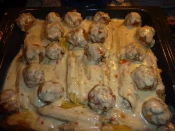 Fl/Rind/Schwein: Riesenpenne gefüllt und überbacken - Rezept - Bild Nr. 10