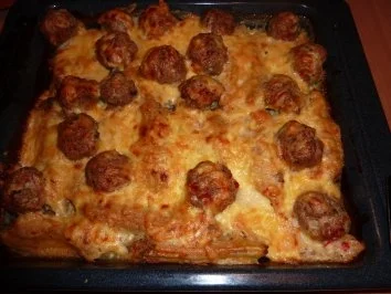 Fl/Rind/Schwein: Riesenpenne gefüllt und überbacken - Rezept - Bild Nr. 12