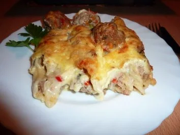 Fl/Rind/Schwein: Riesenpenne gefüllt und überbacken - Rezept - Bild Nr. 13