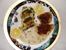 Beilage : - Spinat- Kartoffelroulade - - Rezept