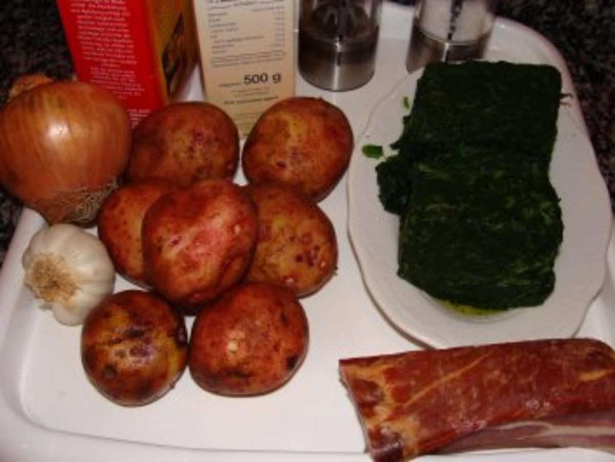 Beilage : - Spinat- Kartoffelroulade - - Rezept - Bild Nr. 3