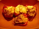 Rezept: Paprika mit Putenfüllung Paprika mit Putenfüllung - Rezept