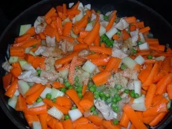 Geflügel : Puten-Gemüse-Pfanne - Rezept - Bild Nr. 4