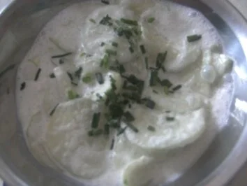 Frühlings-Quark mil Leinöl  Gurkensalat - Rezept - Bild Nr. 9