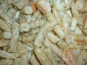 Rezept: Ingwer-Chili-Hähnchen mit Physalis-Bohnensalat und überbackenem Trüffelbrot Bild Nr. 3 Ingwer-Chili-Hähnchen mit Physalis-Bohnensalat und überbackenem Trüffelbrot - Rezept - Bild Nr. 3