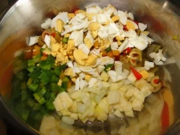 Rezept: Heringsstipp selbstgemacht mit Speckpellkartoffeln (FOTOS) Bild Nr. 4 Heringsstipp selbstgemacht mit Speckpellkartoffeln (FOTOS) - Rezept - Bild Nr. 4