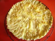 Tartes mit Birnen auf Vanille - Puddingcreme - Bett - Rezept