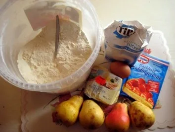 Tartes mit Birnen auf Vanille - Puddingcreme - Bett - Rezept - Bild Nr. 2