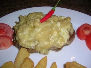 Rezept: American Rib Eye Steak with French Onions Bild Nr. 2 American Rib Eye Steak with French Onions - Rezept - Bild Nr. 2