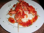 Hähnchen Satay Spieße mit süß-saurer Sauce und Duftreis - Rezept