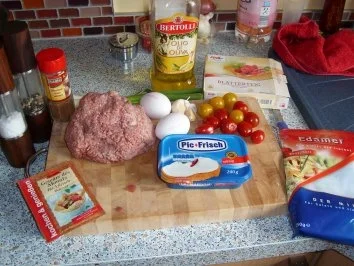 Hack- Blätterteig- Törtchen - Rezept