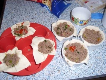 Hack- Blätterteig- Törtchen - Rezept - Bild Nr. 4