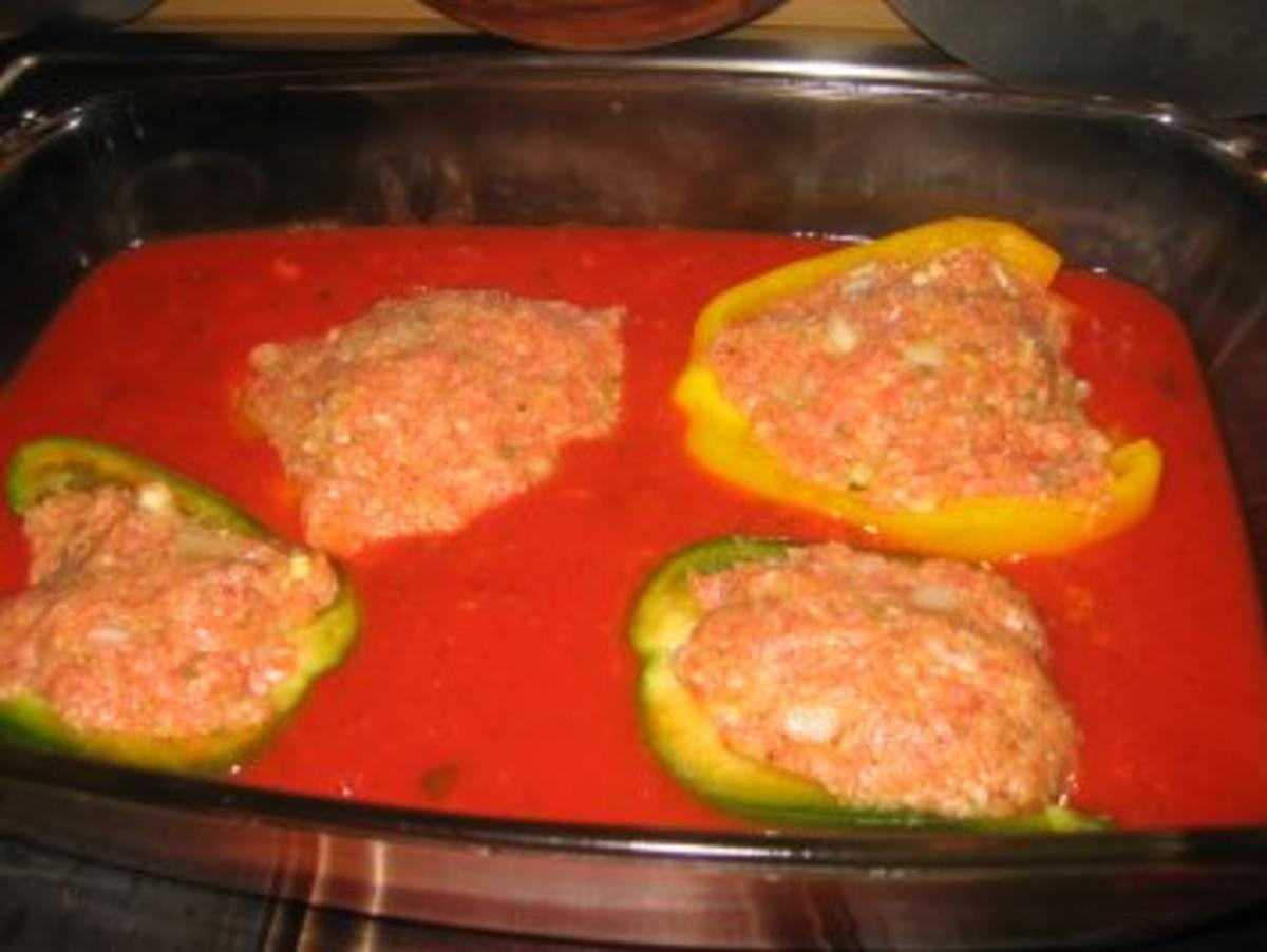 Fleisch: Paprika mit viel scharfer Sosse - Rezept - Bild Nr. 3