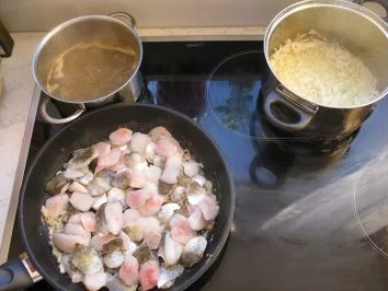 Zanderbäckchen mit Prosecco-Sauce - Rezept - Bild Nr. 2