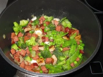 Cabanossi-Gemüse-Nudelpfanne - Rezept - Bild Nr. 2