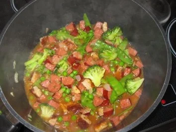 Cabanossi-Gemüse-Nudelpfanne - Rezept - Bild Nr. 3