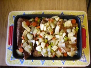 Rezept: Rippchen mit Seidenknödel Bild Nr. 3 Rippchen mit Seidenknödel - Rezept - Bild Nr. 3