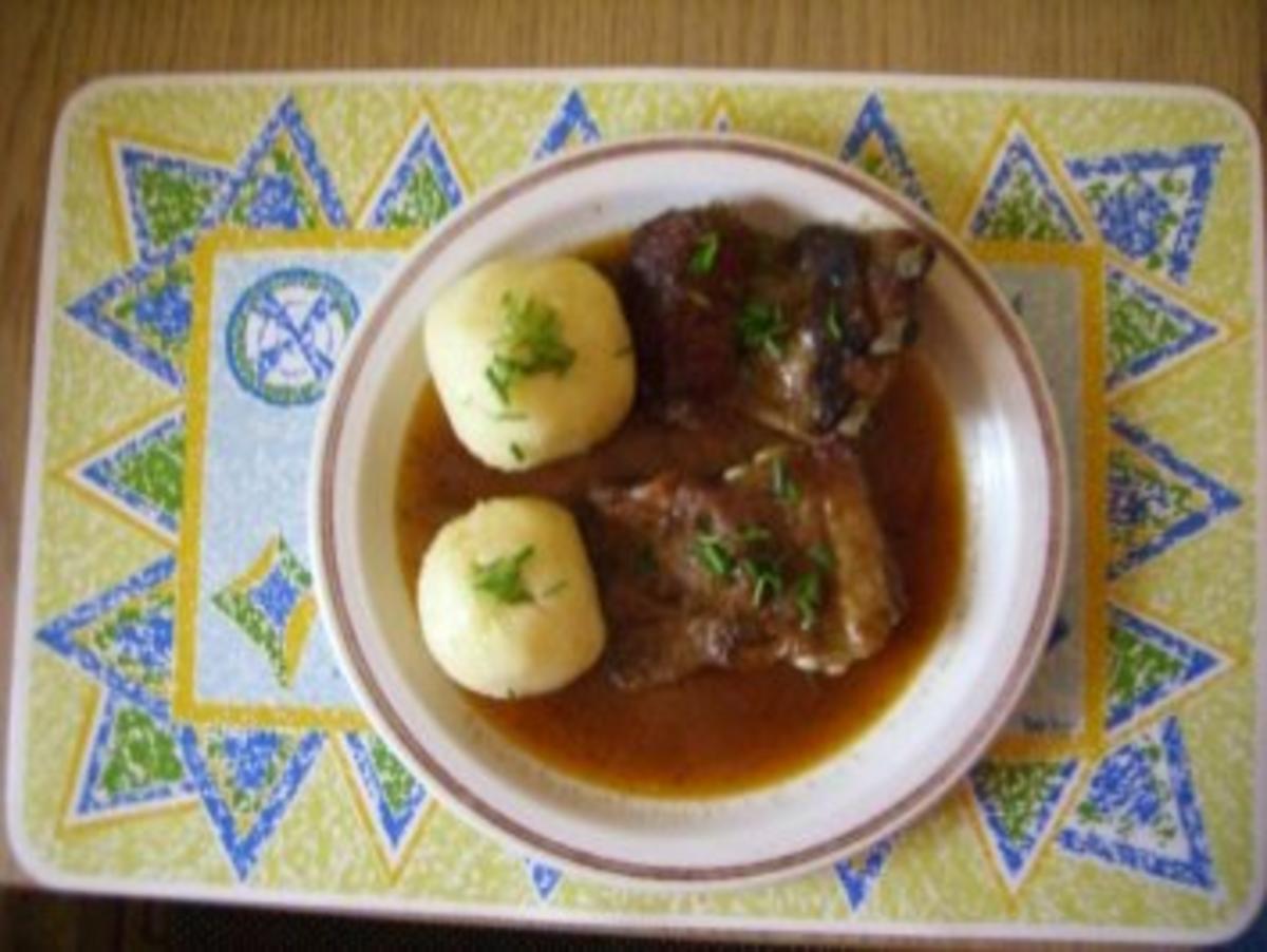 Rippchen mit Seidenknödel - Rezept - Bild Nr. 4