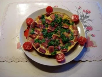 Rezept: Eierpfannkuchen mit Pfiff Eierpfannkuchen mit Pfiff - Rezept