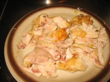 Suppe: Gebratenes Hendlbein Süppchen! - Rezept - Bild Nr. 2