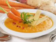 Karotten- Ingwer-Orangensuppe - Rezept