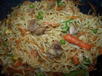 Puten-Nudel-Pfanne - Rezept