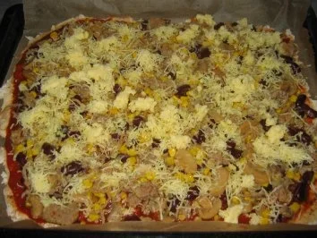 Rezept: Mexikanische Pizza Bild Nr. 4 Mexikanische Pizza - Rezept - Bild Nr. 4