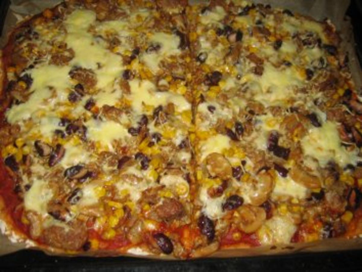 Mexikanische Pizza - Rezept - Bild Nr. 5
