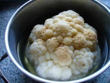 Rezept: Blumenkohl mit Spiegelei Bild Nr. 3 Blumenkohl mit Spiegelei - Rezept - Bild Nr. 3