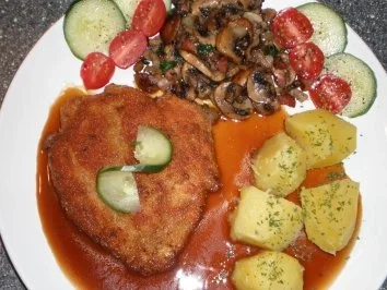 Rezept: Schnitzel aus Hähnchenbrust Schnitzel aus Hähnchenbrust - Rezept