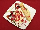 Rezept: Heiße Himbeeren mit Vanilleeis und Crêpes (Benny Kieckhäben) Heiße Himbeeren mit Vanilleeis und Crêpes (Benny Kieckhäben) - Rezept