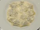 Hausgemachte Agnolotti mit Fleischfüllung und Wodka - Rezept
