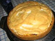 Käse-Manderinen-Kuchen mit Baiserhaube - Rezept