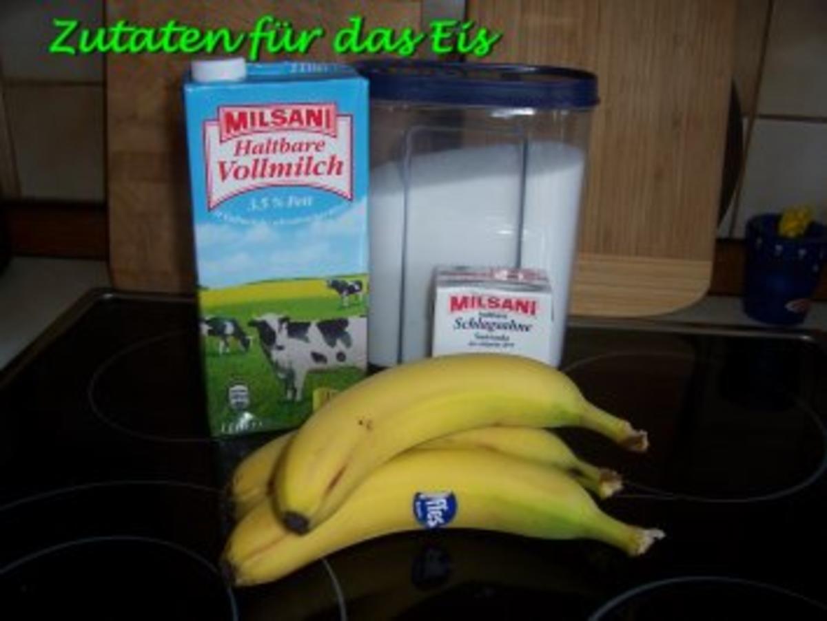 Eis...Bananensplit mit selbstgemachten Bananeneis - Rezept - Bild Nr. 2