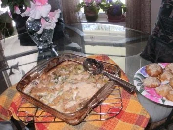 Broccoli - Blauer Kaese Broccoli Casserole -  Einfaches Gemuesse mal Elegant mit Blue Cheese - Rezept