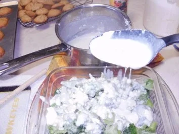 Broccoli - Blauer Kaese Broccoli Casserole -  Einfaches Gemuesse mal Elegant mit Blue Cheese - Rezept - Bild Nr. 5