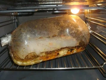 Rezept: Schweinebraten in der Folie gegart Bild Nr. 3 Schweinebraten in der Folie gegart - Rezept - Bild Nr. 3