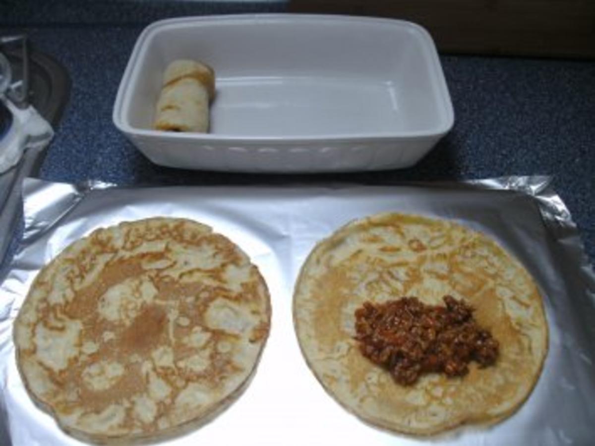 Pfannkuchen gefüllt und überbacken - einfach - von Backfee1961