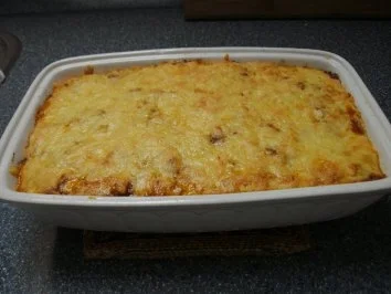 Rezept: Pfannkuchen gefüllt und überbacken Bild Nr. 2 Pfannkuchen gefüllt und überbacken - Rezept - Bild Nr. 2