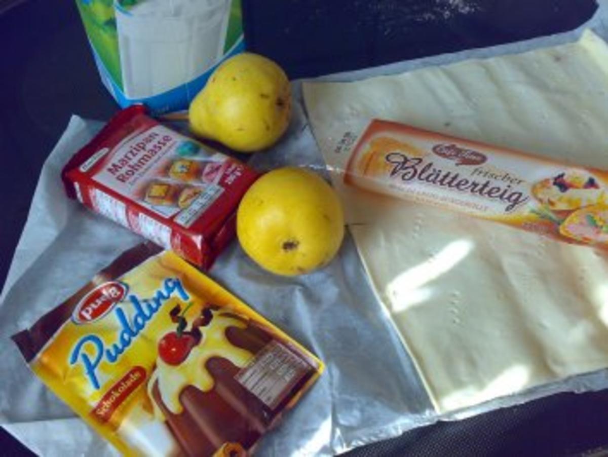 Bilder für Backen: Birnentarte mit Schokocreme - Rezept