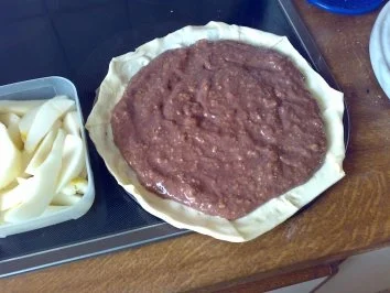 Backen: Birnentarte mit Schokocreme - Rezept - Bild Nr. 4