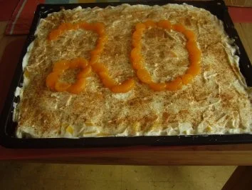 Multivitamin-Schnitten mit Pfirsichschmand - Rezept