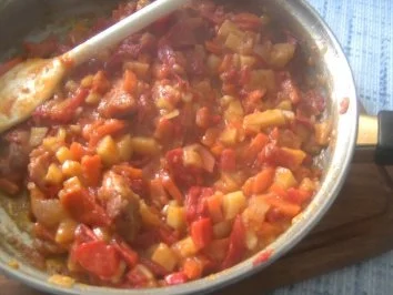 Kartoffel-Gemüse Pfännchen aus Resten - Rezept - Bild Nr. 5