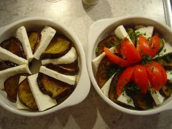 Auberginen-Schafskäse-Auflauf - Rezept - Bild Nr. 6