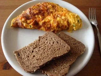 Omlett mit Flusskrebsen - Rezept