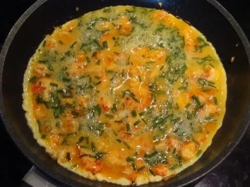 Omlett mit Flusskrebsen - Rezept - Bild Nr. 3