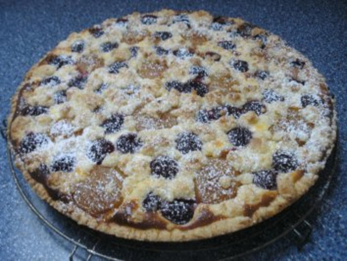 Bilder für Kirsch-Pfirsichkuchen mit Quark - Rezept