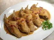 Senf-Kaninchenkeulen - Rezept